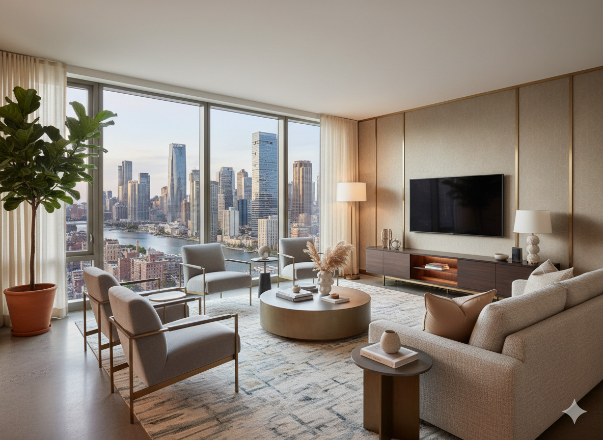 Living room transformation